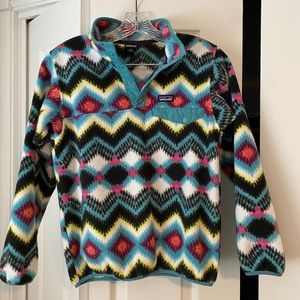 Patagonia Synchilla fleece pullover girls large 12